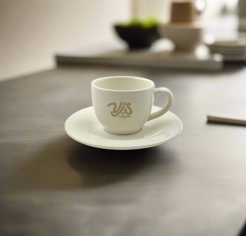 Espresso Cup & Saucer - Vj Coffee